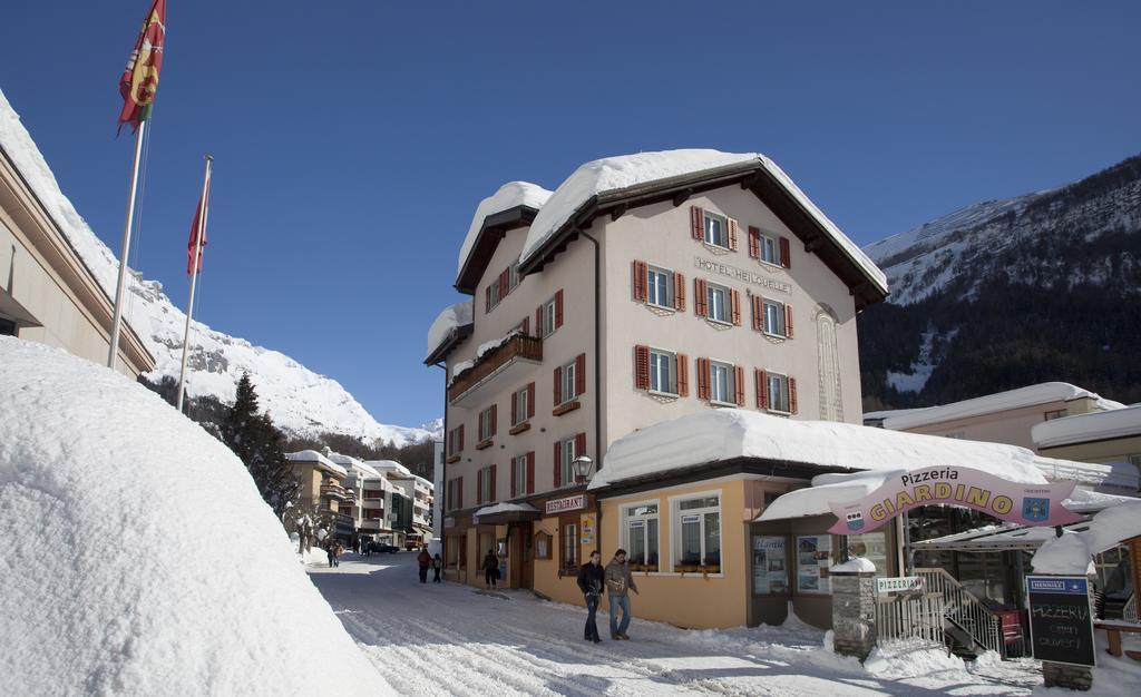 Hotel Heilquelle Leukerbad Buitenkant foto