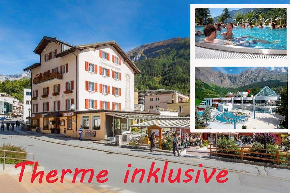 Hotel Heilquelle Leukerbad Buitenkant foto